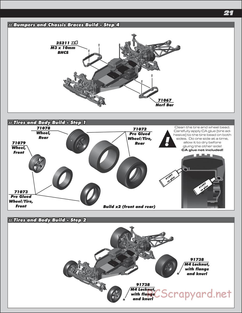 Team Associated - DR10 Drag Race Car - Manual - Page 21